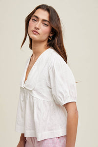 Selia Puff Top