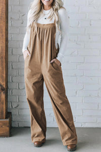 Heather Corduroy Overalls