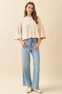 Stephanie Crop Cable