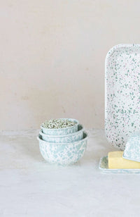 Enamel Splatterware Set