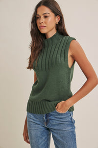 Cabin Mock Neck Sweater