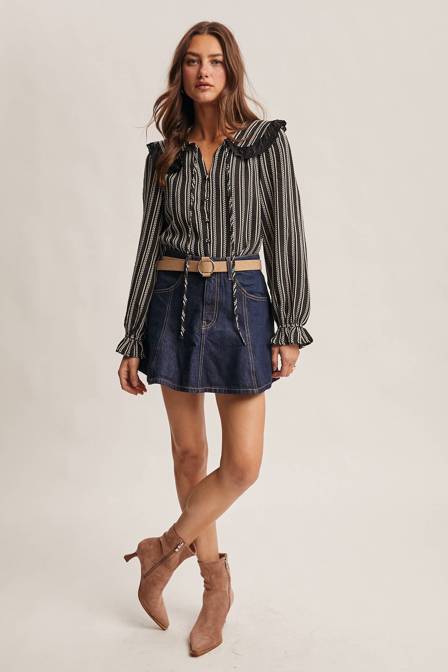 Helen Collar Top