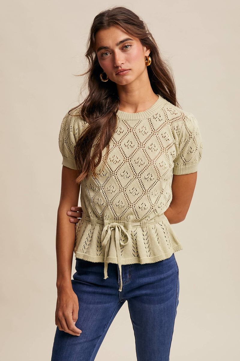 Vienna Peplum Top