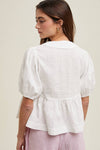 Selia Puff Top