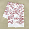 Hark! The Herald Angels Sing Advent Christmas Tea Towel