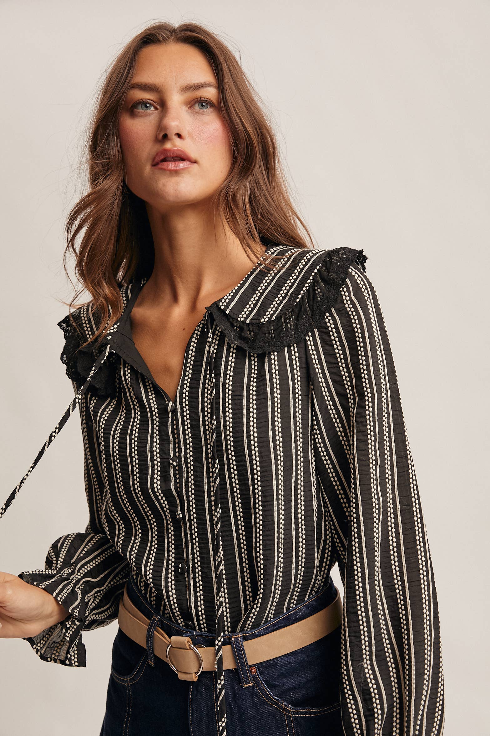Helen Collar Top