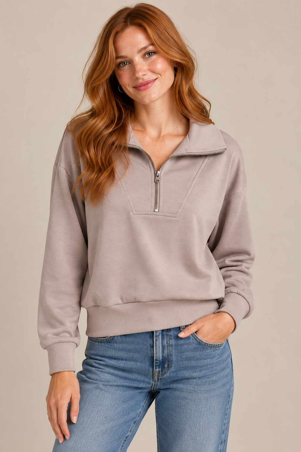 Modal Half Zip