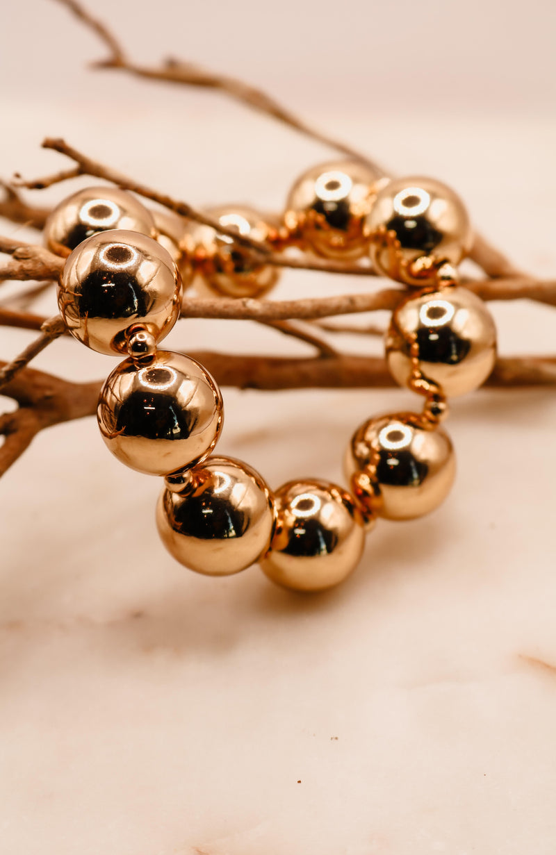 Gold Ball Bracelet