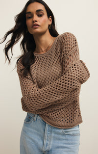 Cala Shimmer Crochet Top