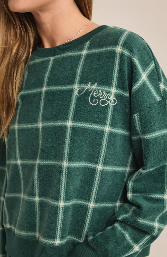Plaid Long Sleeve Top