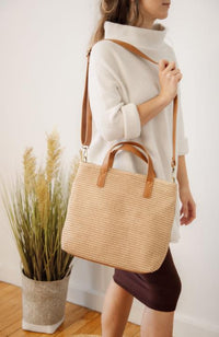 Lucy Straw Tote