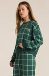 Plaid Long Sleeve Top