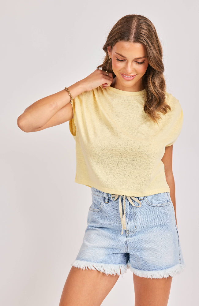 Warmth Gathered Shoulders Top