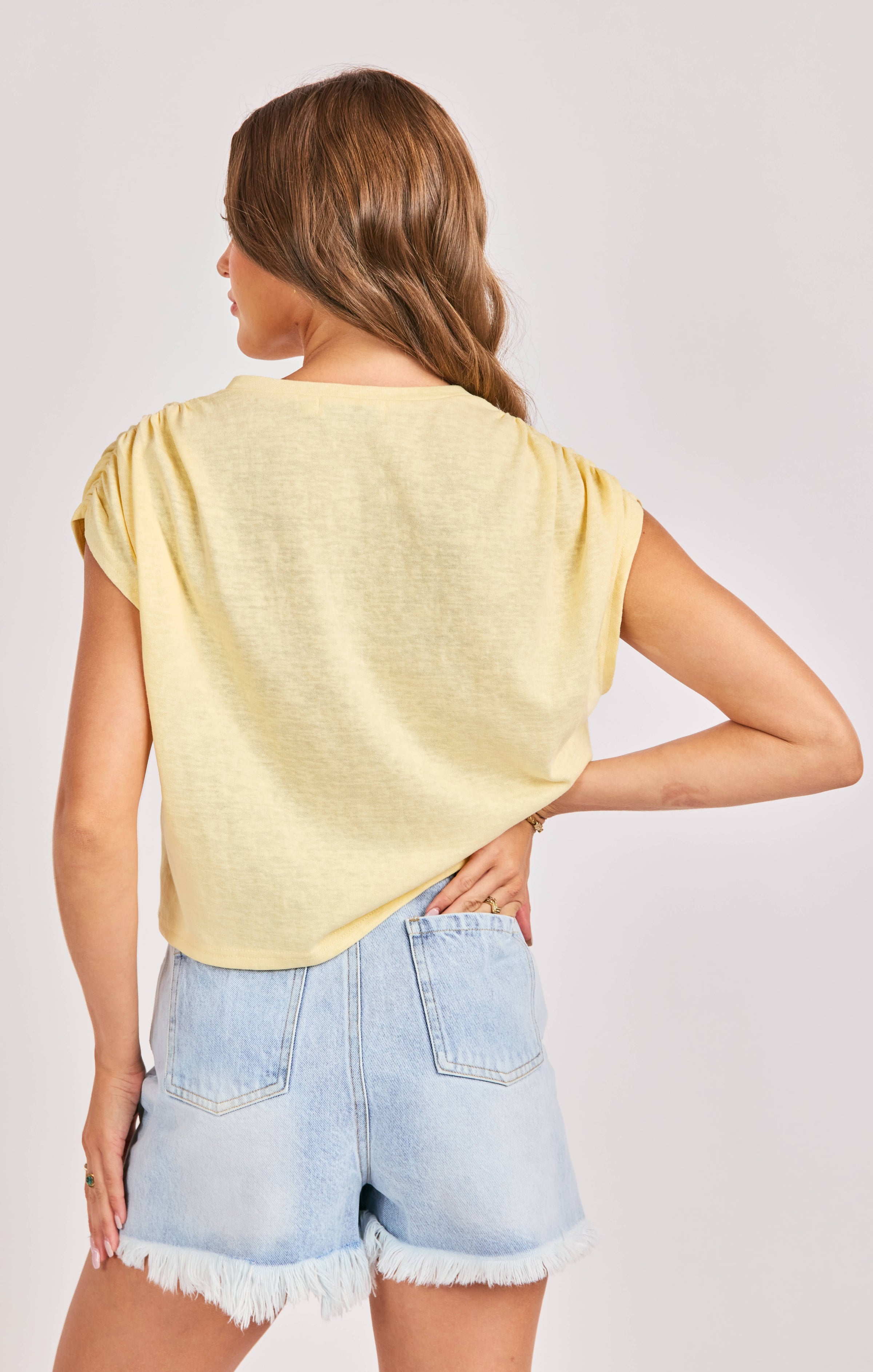 Warmth Gathered Shoulders Top