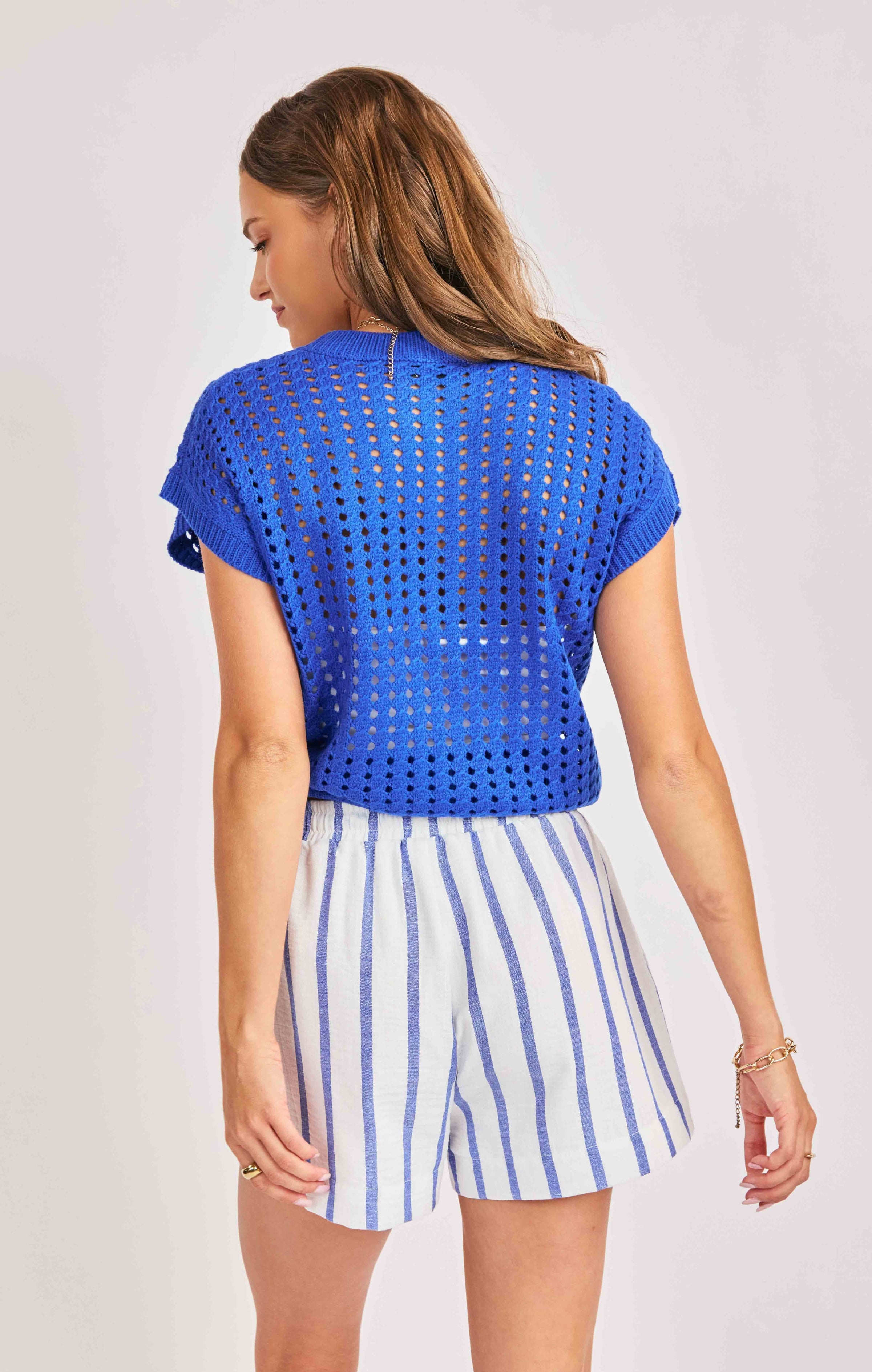 Elia Open Knit Pullover