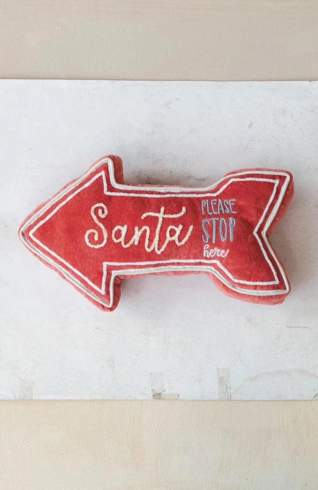 Santa Stop Pillow