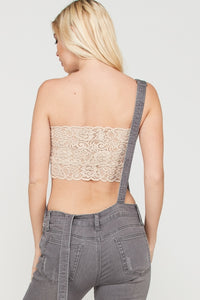 Knit Scalloped Bandeau