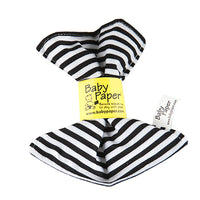 Black & White Stripe Baby Paper