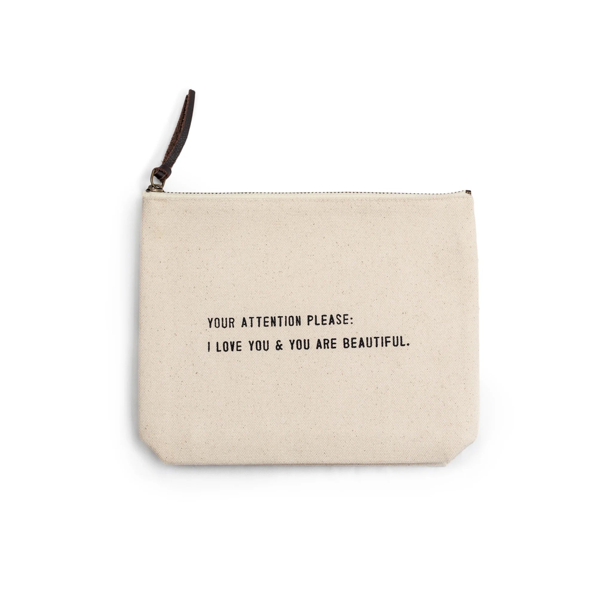 Canvas Zip Bag