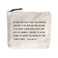 Canvas Zip Bag