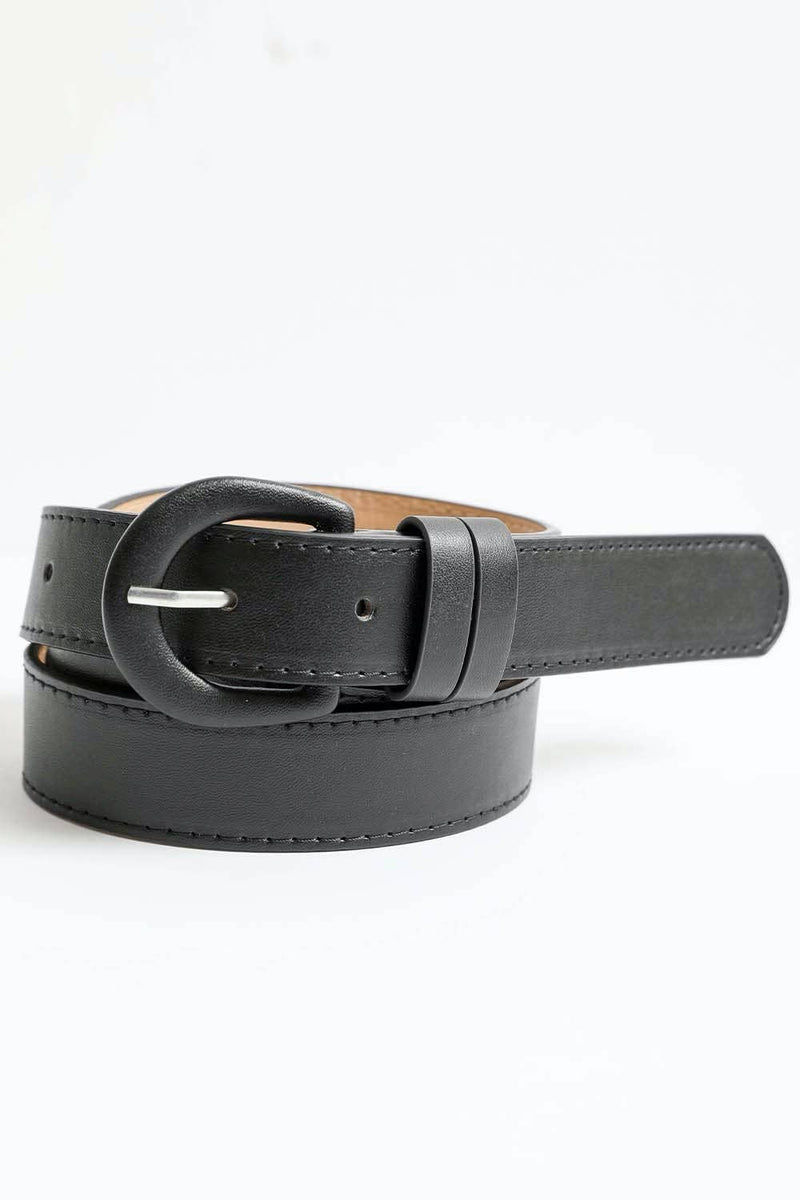 Classic Vegan Leather Belt