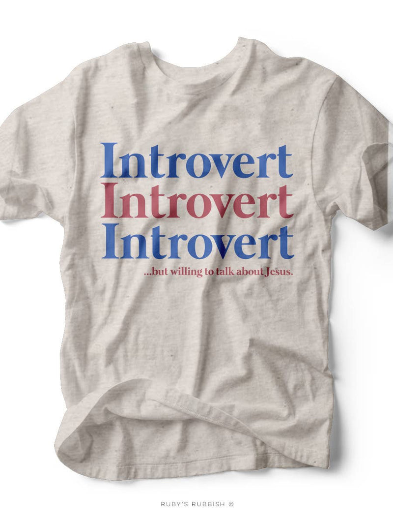 Introvert but Willing to Talk About Jesus | Scripture Tee