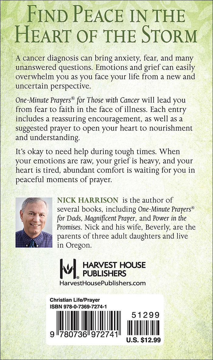 One Minute Prayers for those with Cancer