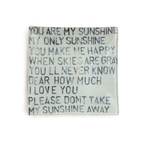 Square Decoupage Plate