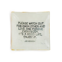 Square Decoupage Plate