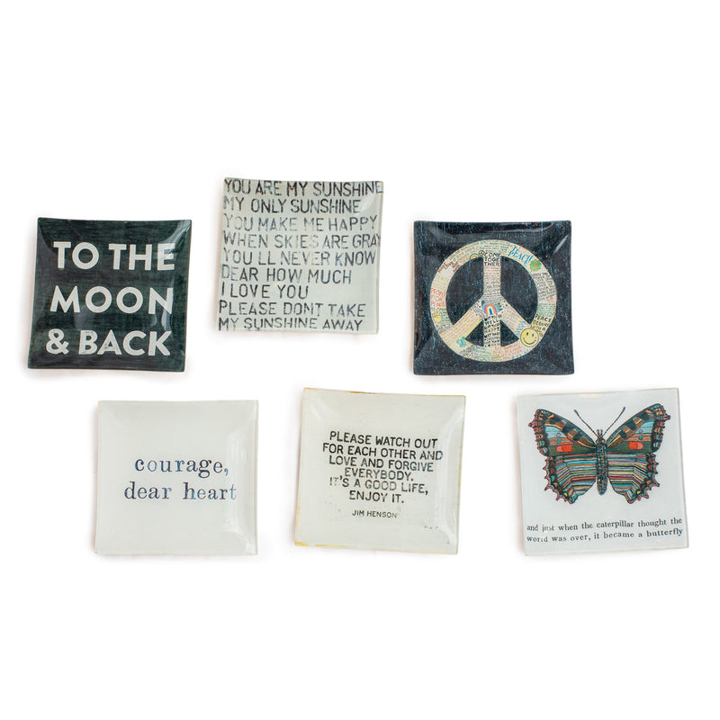 Square Decoupage Plate