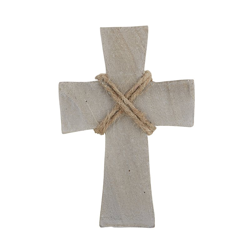 Small Paulownia Wood Standing Cross