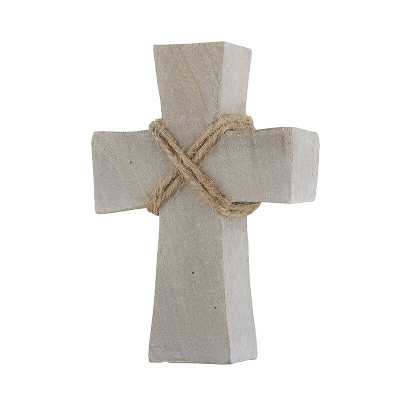Small Paulownia Wood Standing Cross