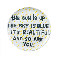 Melamine Plate With Sayings