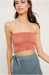 Knit Scalloped Bandeau