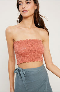 Knit Scalloped Bandeau