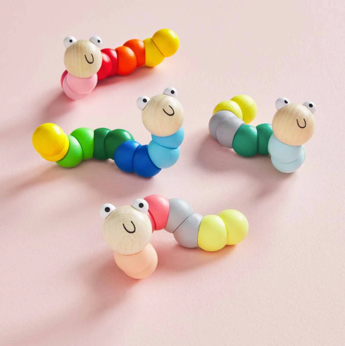 Wooden Wiggly Worm