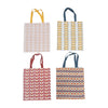 Cotton Printed Tote Bag with Interior Pocket