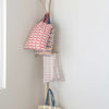 Cotton Printed Tote Bag with Interior Pocket