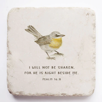 Bird Printed Scripture Stone