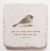 Bird Printed Scripture Stone
