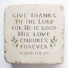 Small Block Scripture Stone