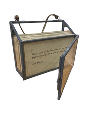 Horizontal Picture Frame and Holder with 50 Gathered Thoughts