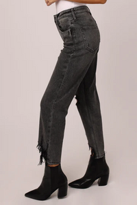Jodi Super High Rise Cropped Straight Jean