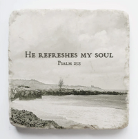 Small Block Scripture Stone