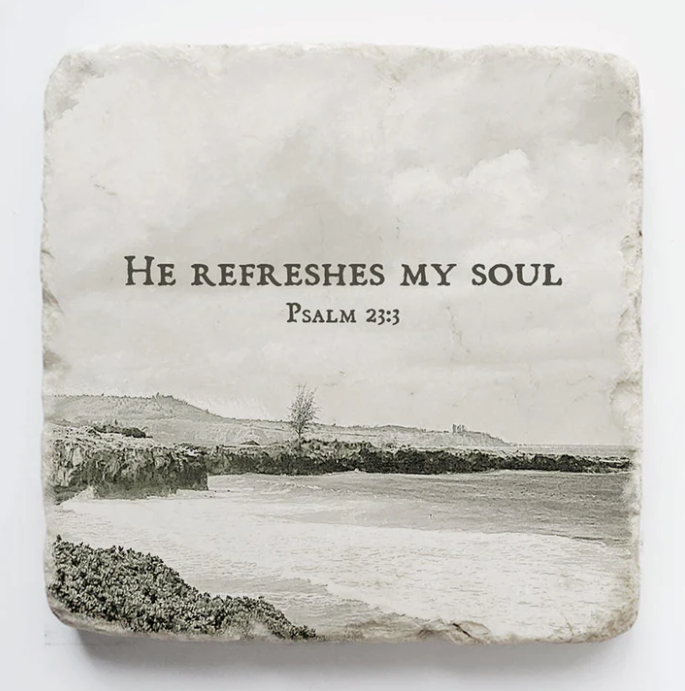 Small Block Scripture Stone