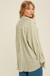 Plaid Woven Shacket Shirt