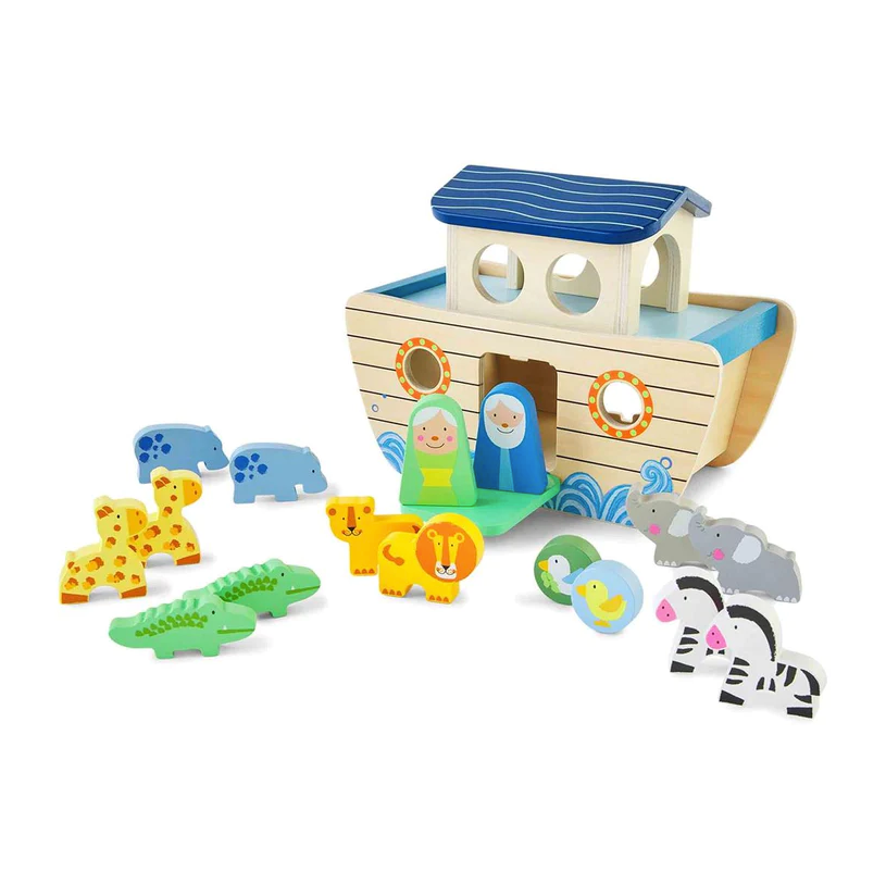 Noah's Ark Wooden Shape Sorter