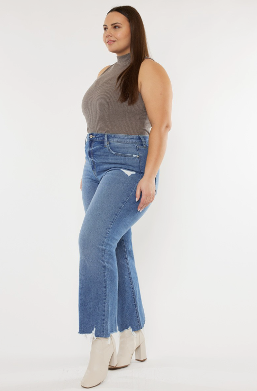 Elana Curvy Straight Leg Jeans