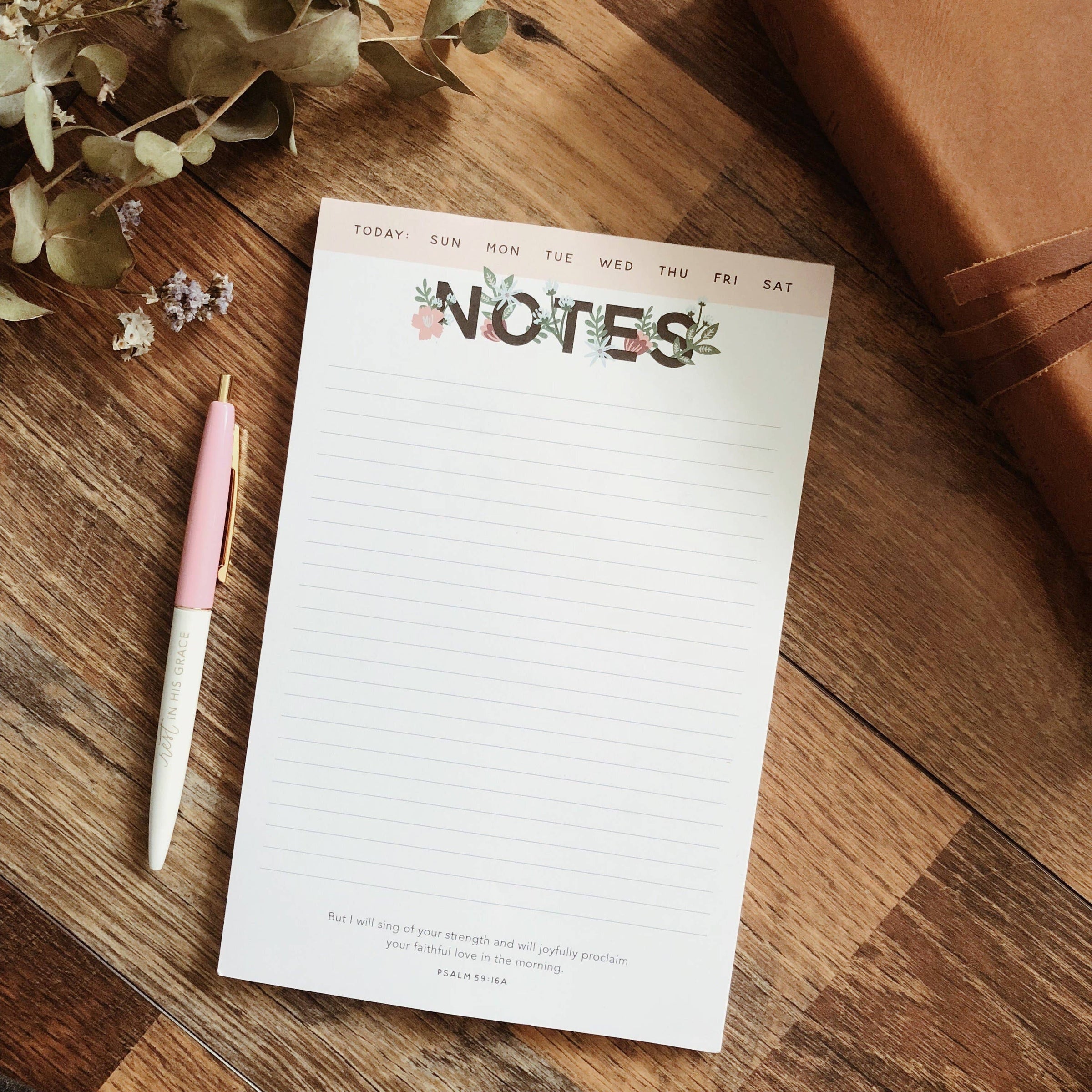 Wildflower Notepad