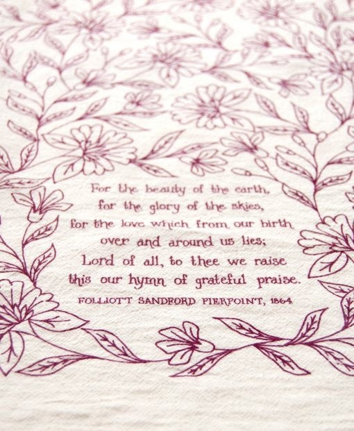 For The Beauty Tea Towel